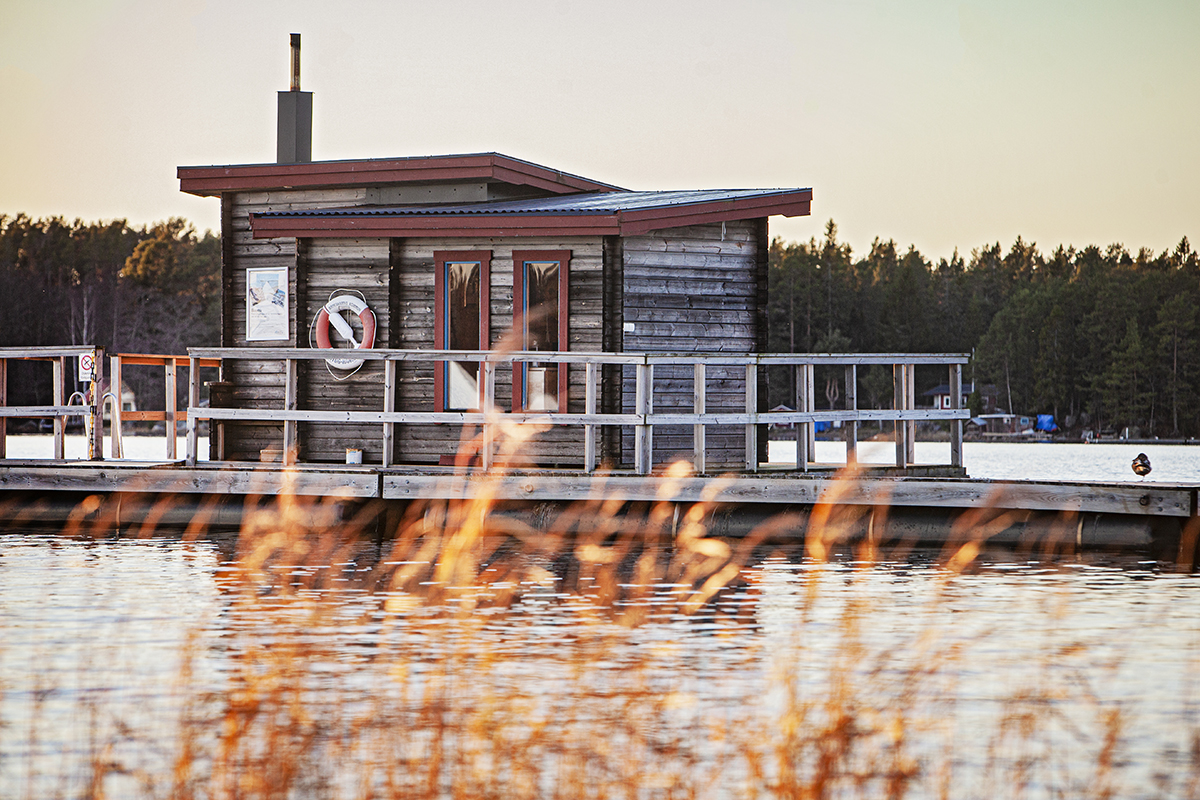 Bastuflotten på Stenö Havsbad och Camping